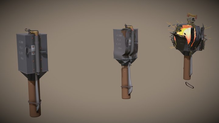 Damage - Grenade "RG-12" 3D Model