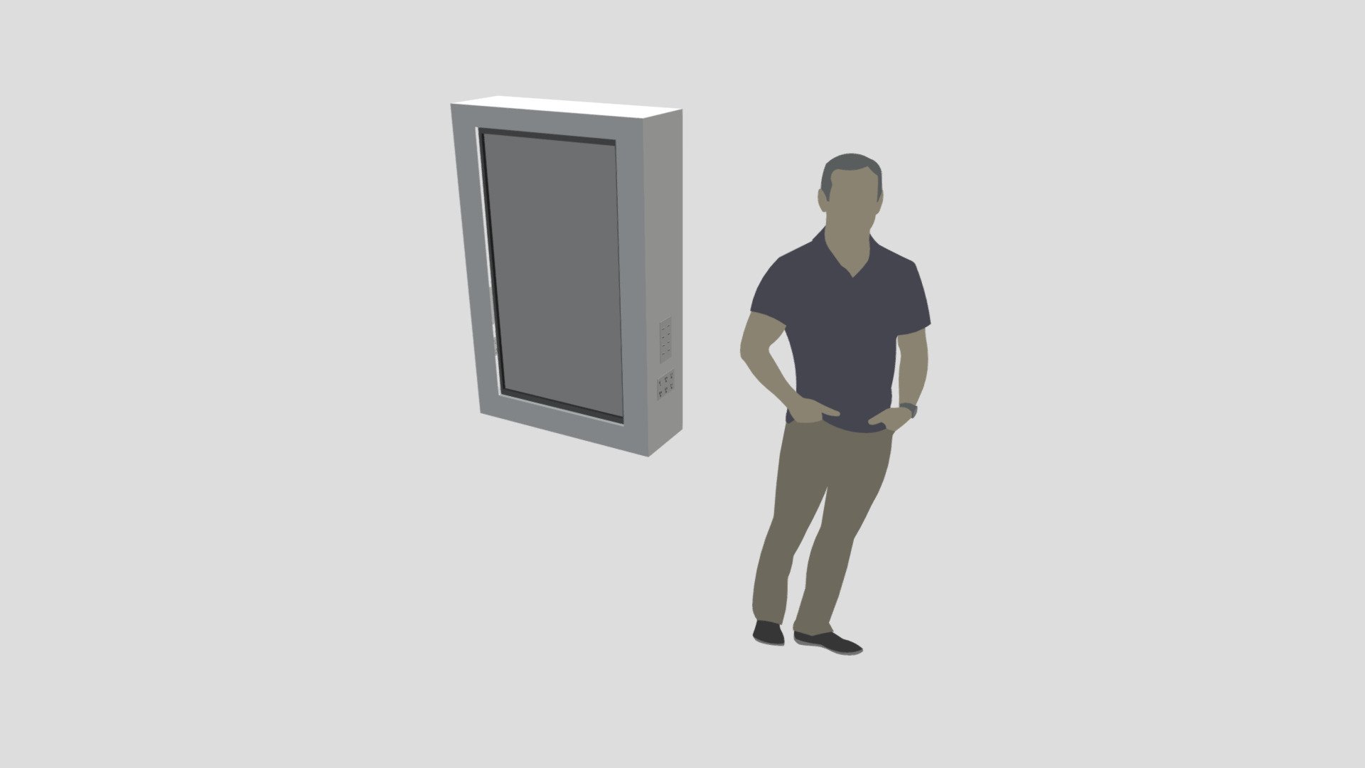Wall Mounted Charging Signage Mockup Revision 1
