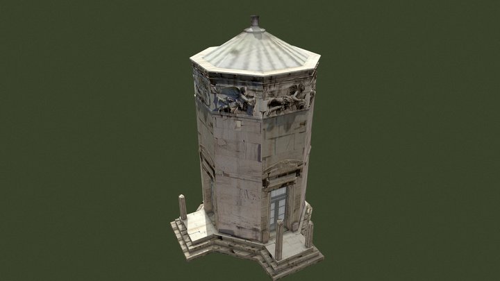 «Torre de los VIentos» [Horologium de Julio Césa 3D Model