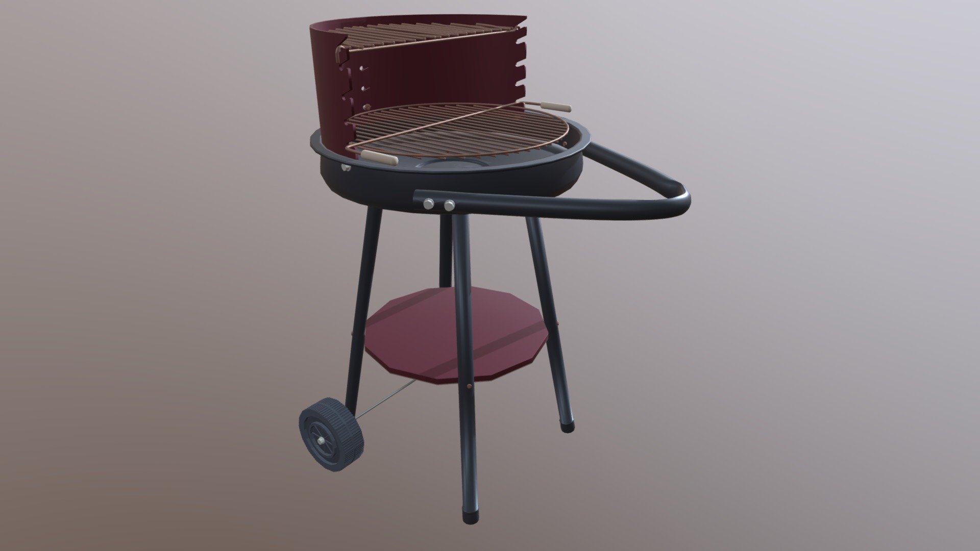 [Course asset] Grill — Sketchfab embed 3D viewer