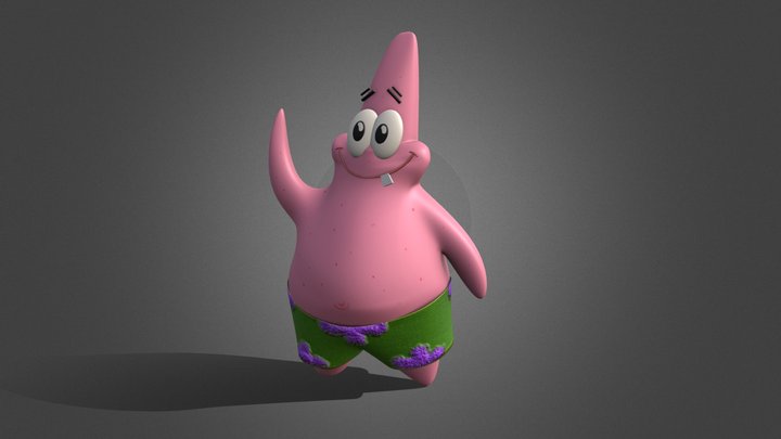 Patrick Star 3D Model