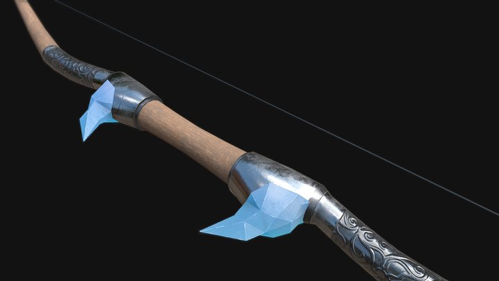 Elvish bow 3D Model