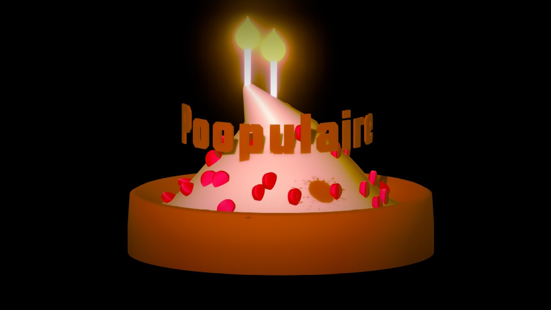 Le Gâteau De Poopulaire - 2 Ans