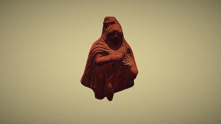 Statuetta fittile 3D Model