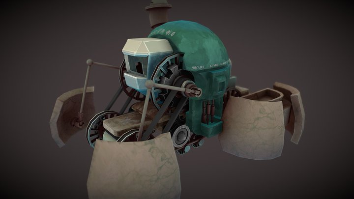 Dwarven Walking Forge 3D Model