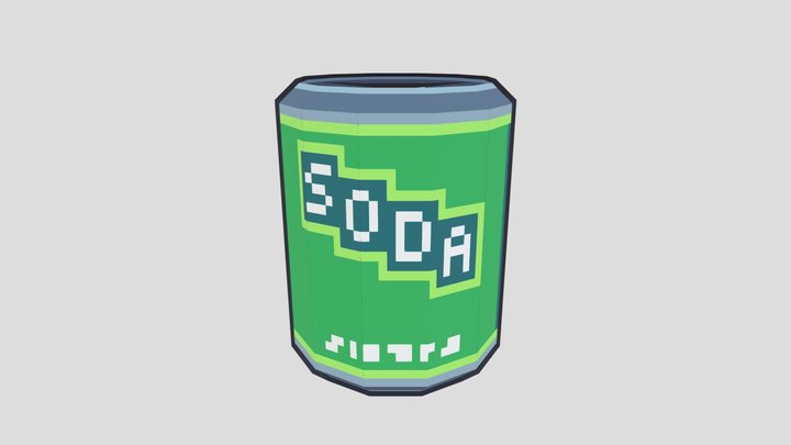Soda Can 3D Model
