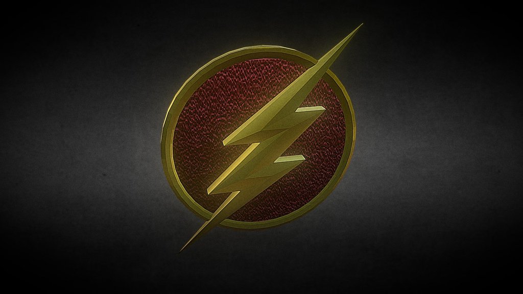 The Flash Emblem - Download Free 3D model by Logan Smith (@lsmith17 ...