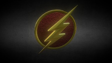 The Flash Emblem 3D Model