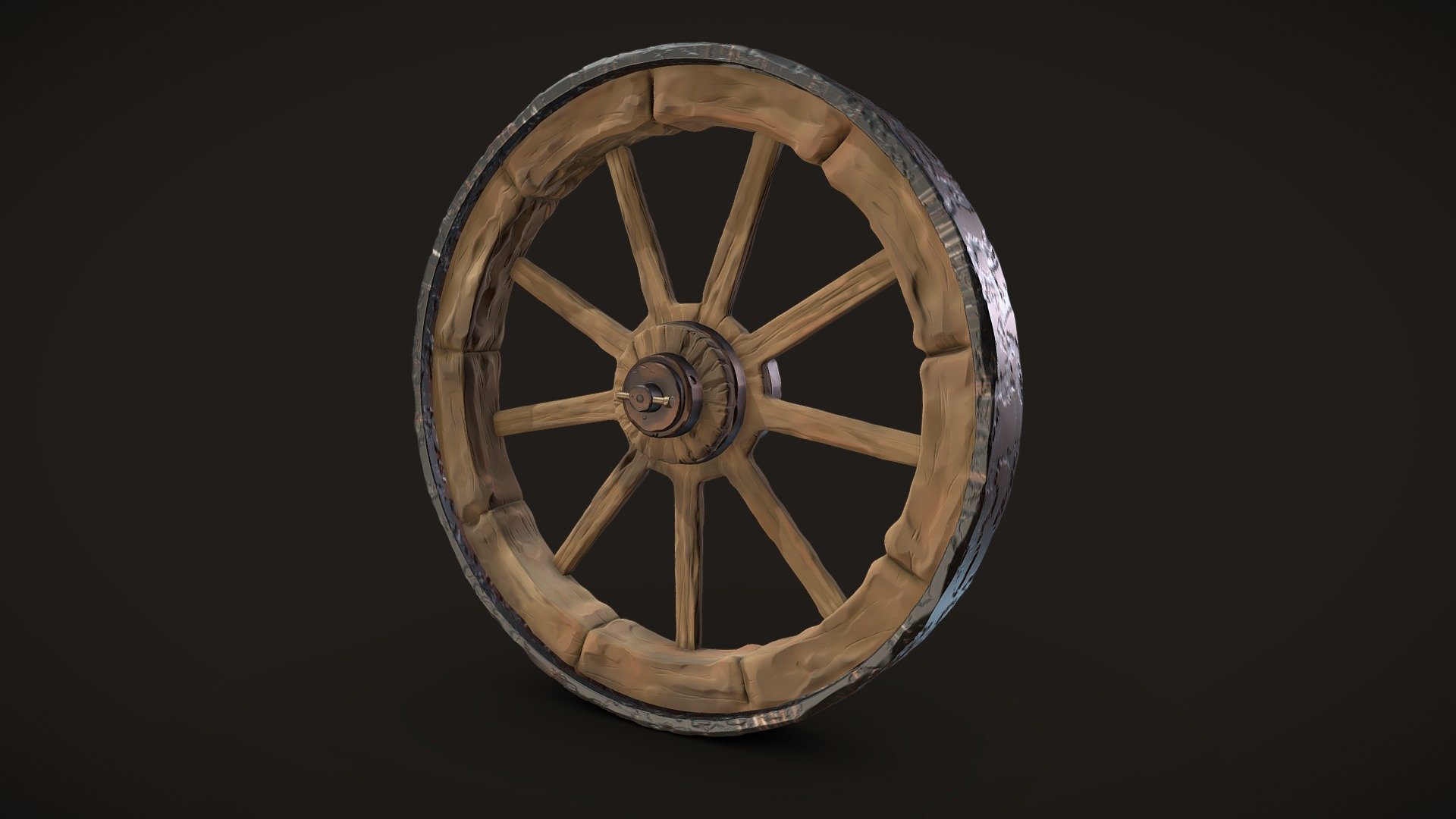 Old Cartwheel Download Free 3D model by SabrinaRodriguesMaia [fac3a16] Sketchfab