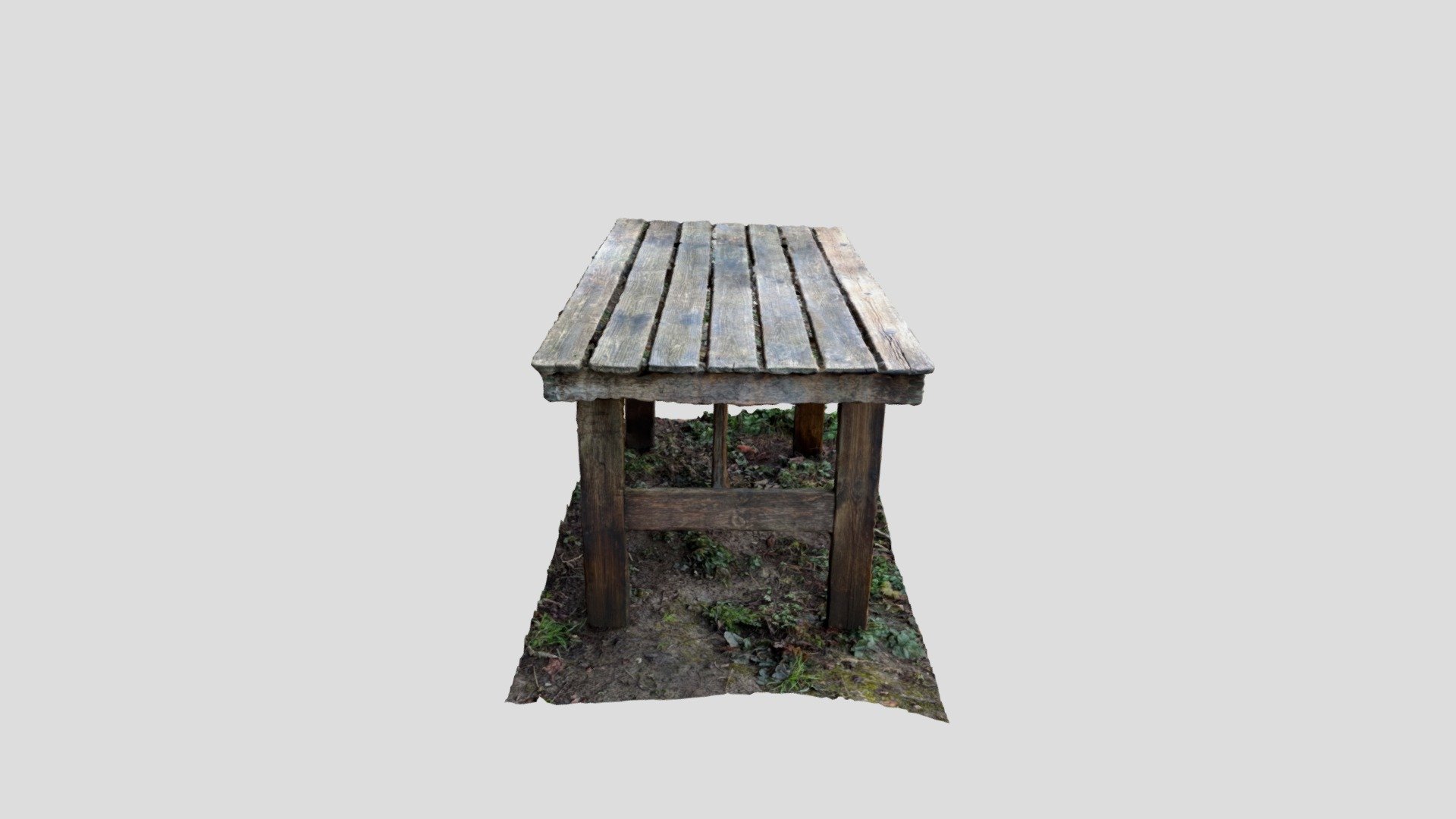 Old wood table