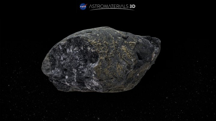 Antarctic Meteorite Sample MIL 090036,35 3D Model