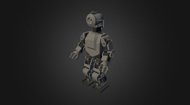 HR-OS1 Humanoid Robot Kit - Orion v1.0 3D Model