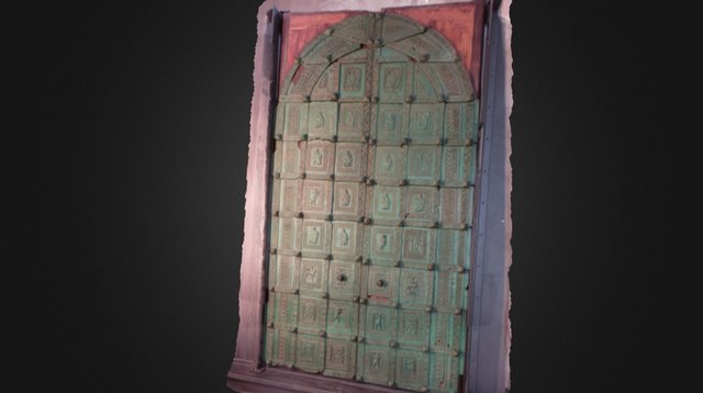 Porta bronzea di Barisano da Trani 3D Model