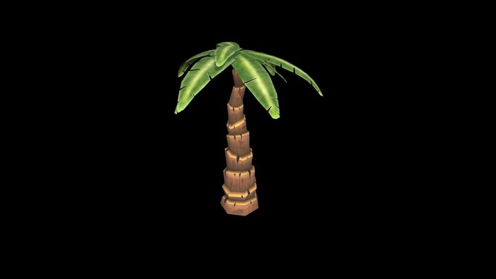 Palm Tree - Hand Painted 3D Model