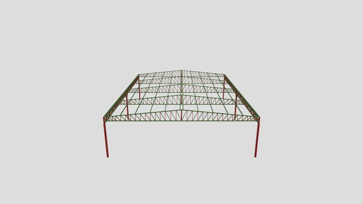 GALPÃO 16,30X22 3D Model