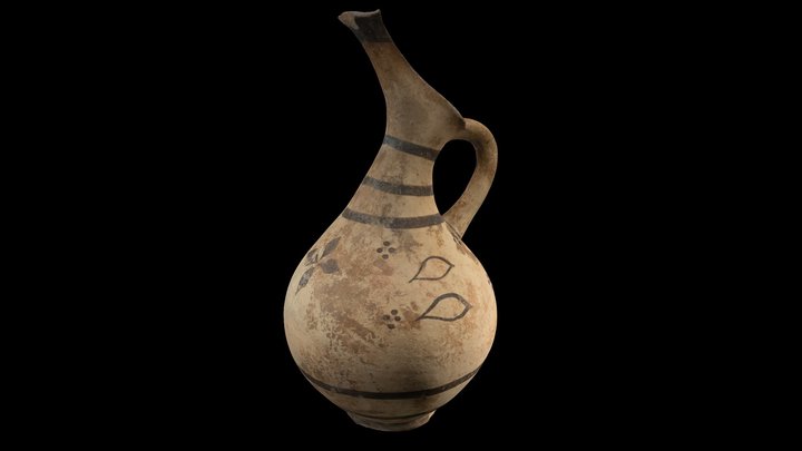 Jug with pulled-back neck – Modello 3D gratuito STL