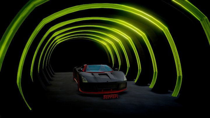 Car Show 3D Model