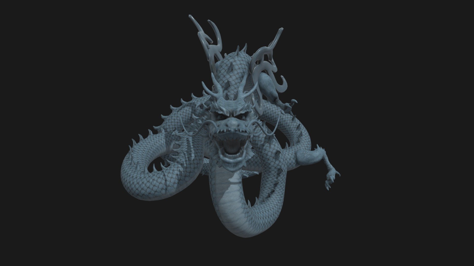 Dragon sculpture - Buy Royalty Free 3D model by local.yany [fac67dc ...