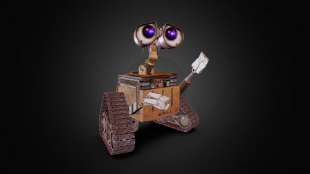 Wall-e model PBR 3D Model