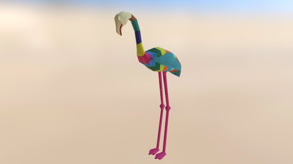 Flamingo texture test