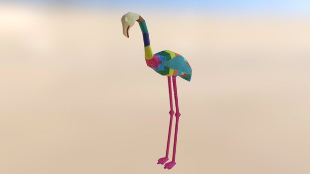 Flamingo texture test 3D Model