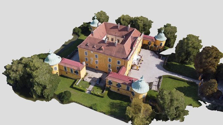 Photogrammetry Castle WASSERBURG 3D Model