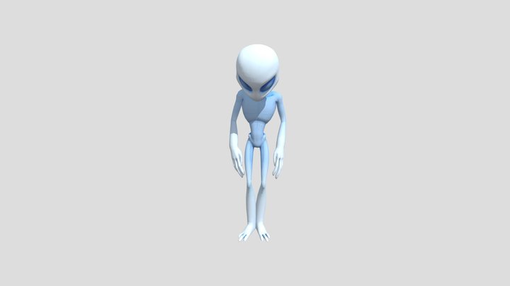 Alien Hip Hop Dancing 3D Model