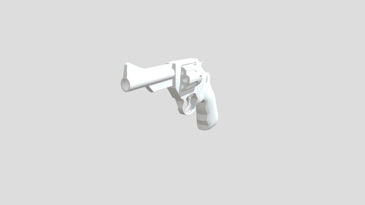 Smith & Wesson Revolver Modeling 3D Model