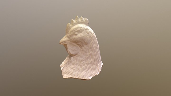 Model of Chicken Head 3D Model