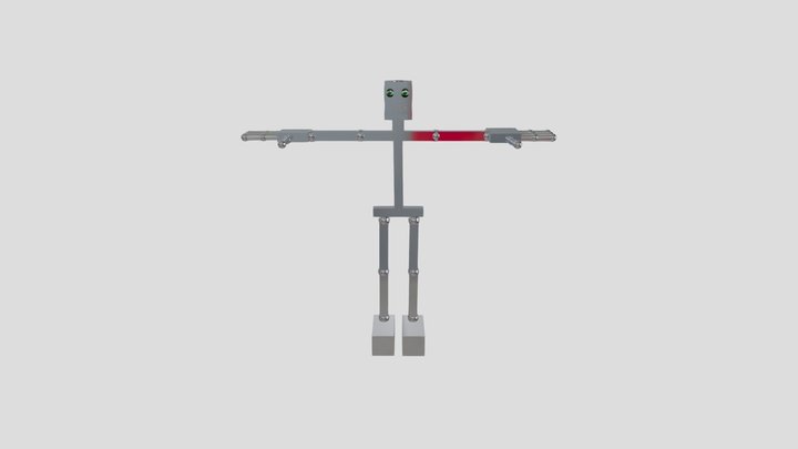 Endoskeleton 3D Model
