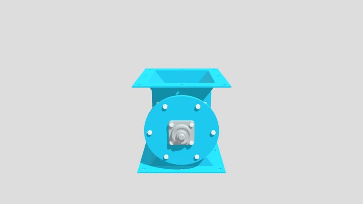 Van xoay Φ219 - Air Lock Φ219 3D Model