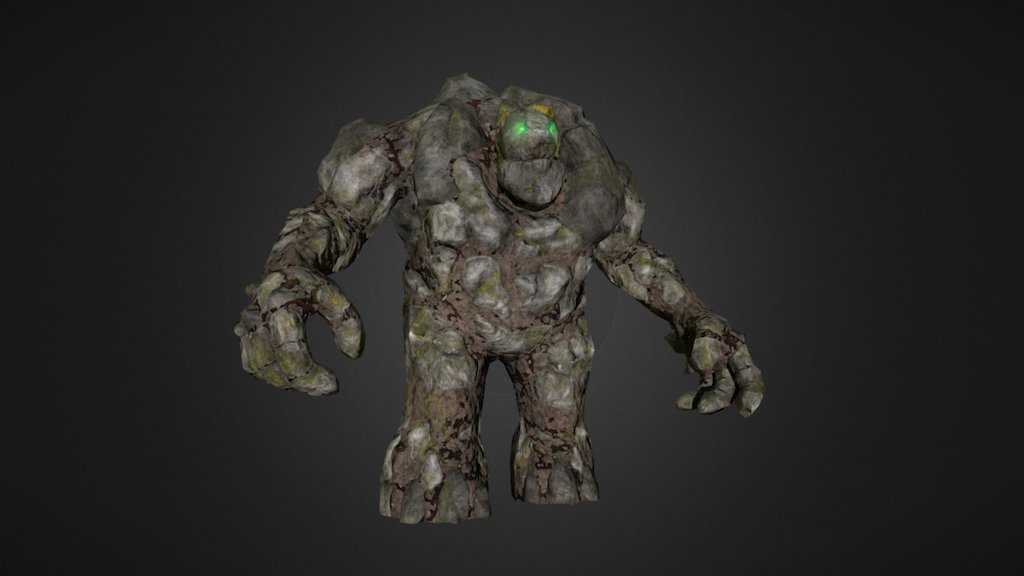 Stone Golem - 3D model by 3diggerart [faca4b7] - Sketchfab