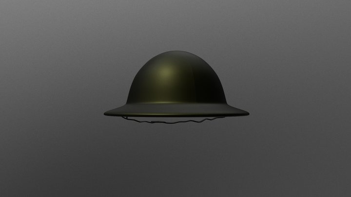 Brodie Helmet WW1 3D Model