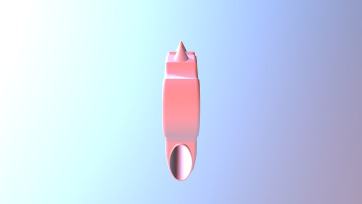 Spiked Bic Lighter Knuckles 3D Model