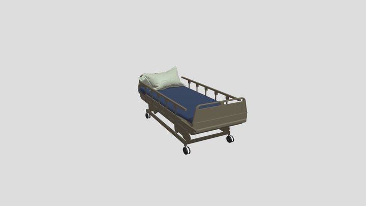 Hospice Bed V01 3D Model