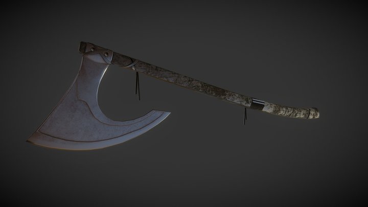 Viking Axe 3D Model