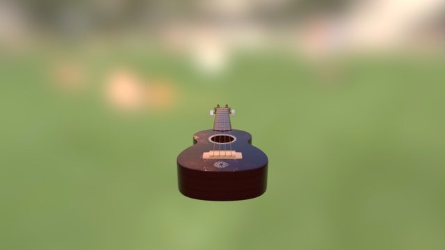 Ukelele 3D Model