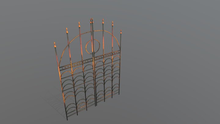 Spooky Door 3D Model
