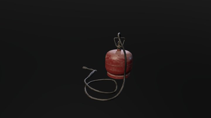 Gas bottle 3D Model
