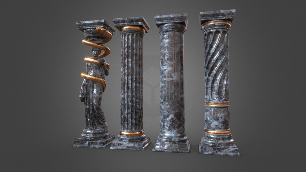 Noble Columns - Asset Pack