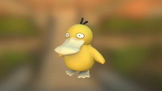 Psyduck pokémon 3d model - Finished Projects - Blender Artists