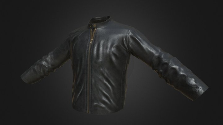 Leather Jacket 3D Model