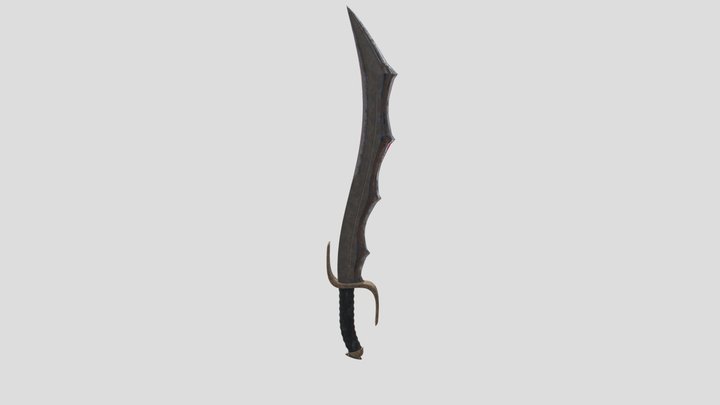 Rust Knife 3D Model