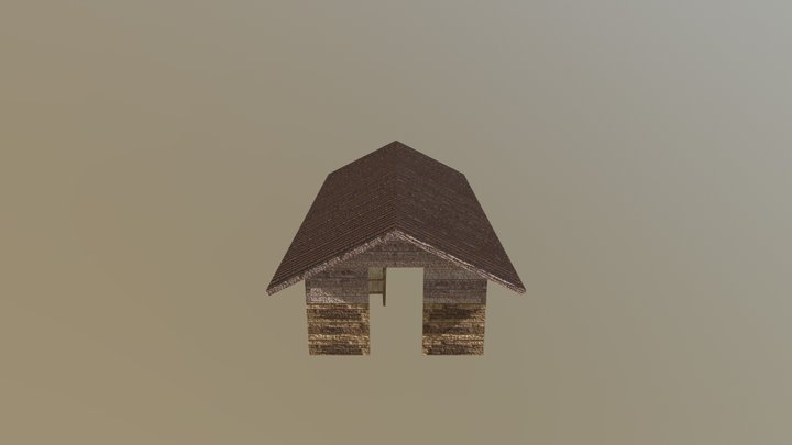 Vietnam War Base Camp - Bunker Small 3D Model