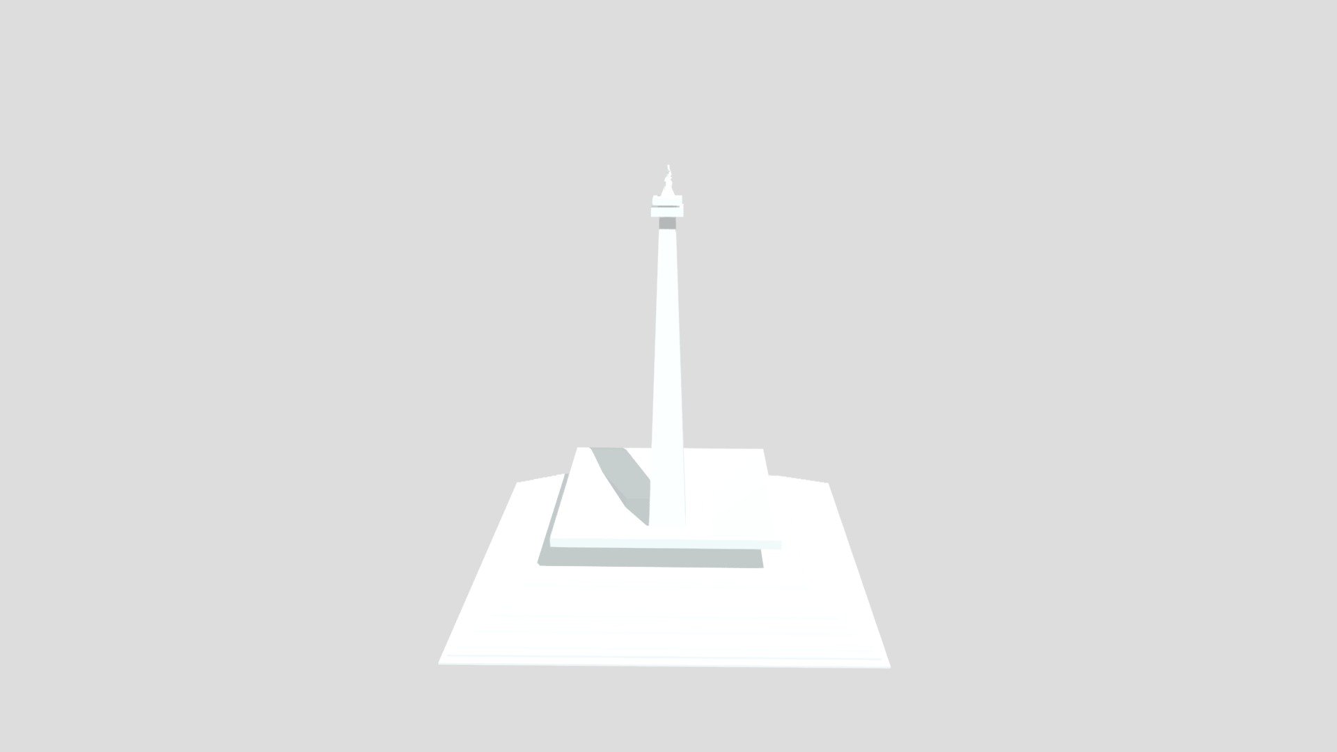 Monas - Jakarta, Indonesia - Download Free 3D Model By Riubotin ...