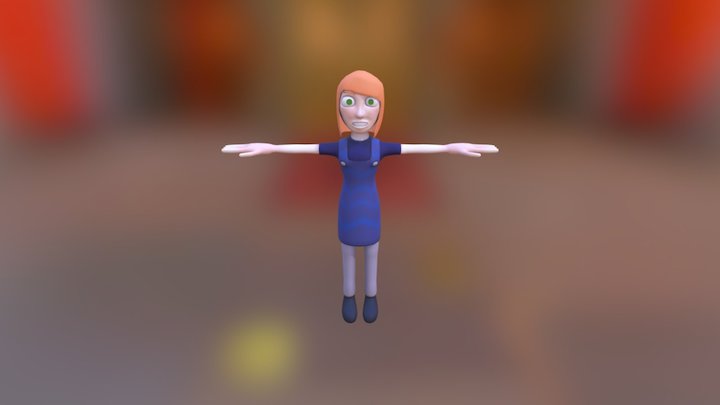 Includem Character Female V.01 3D Model
