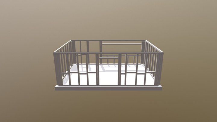 Planos Casa Madera 3D Model