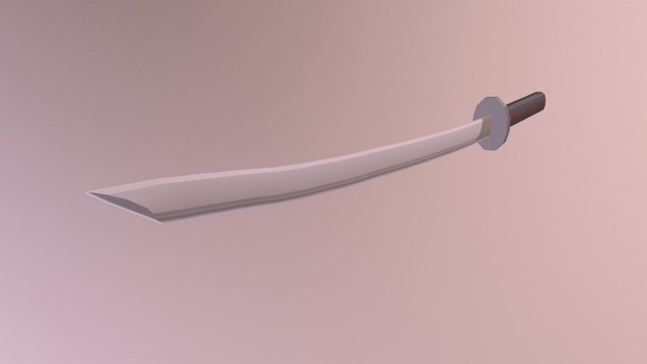 Samauri Sword 3D Model