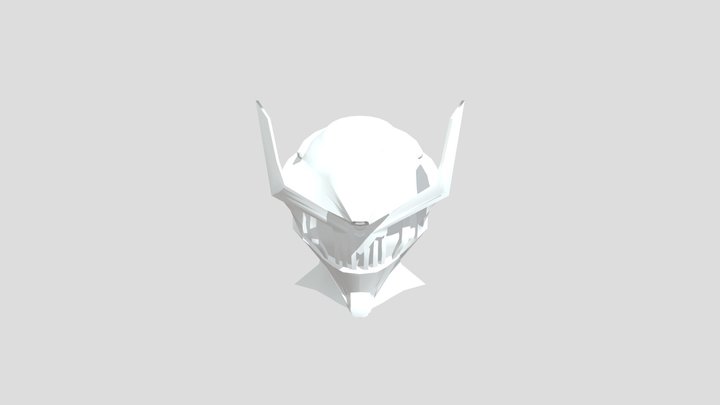 Futuristic Helmet 3D Model