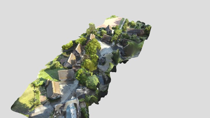 Westerwald Mittelrhein 3D Model